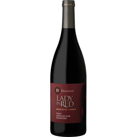 lady in red wine