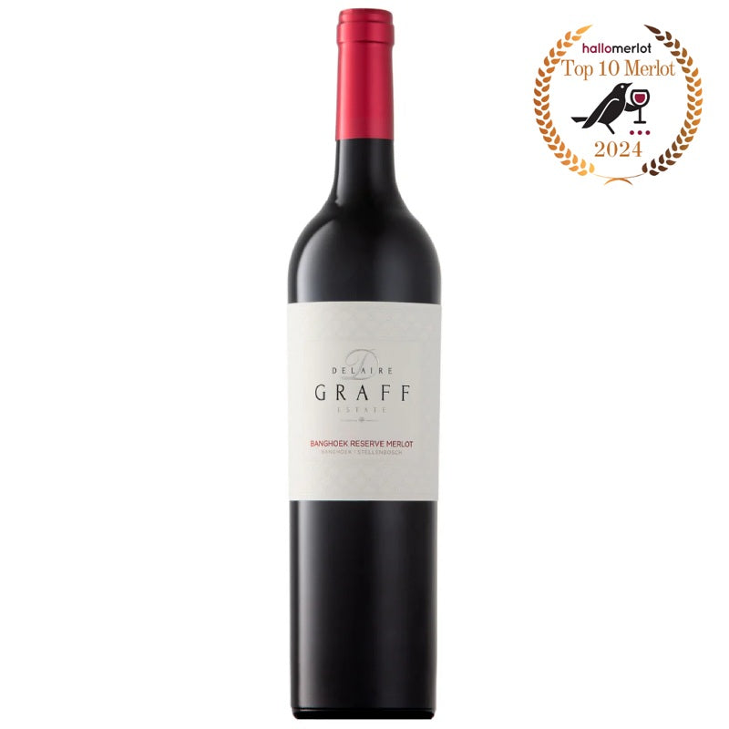 Delaire Graff Est. Banghoek Res Merlot 2021 Top 10