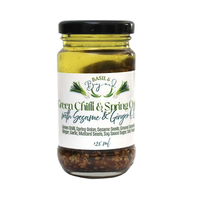 Green Chilli Spring Onion Sesame &Ginger Oil 125ml
