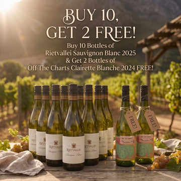 10 Rietvallei Sauvignon Blanc 2025 + 2 Free Clairette Blanche 2024