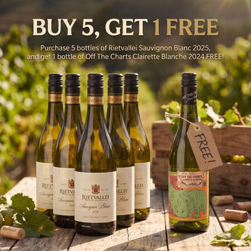 5 Rietvallei Sauvignon Blanc 2025 + 1 Free Clairette Blanche 2024