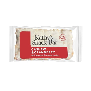 Kathy's Kitchen Cranberry & Cashew Snack Bars 50g