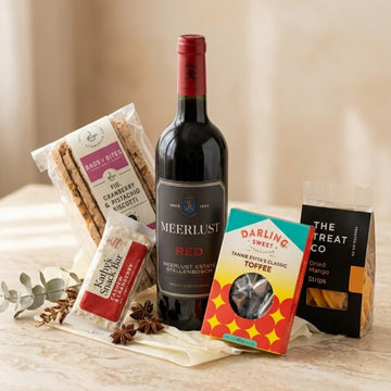 Indulgence Box - Meerlust Red 2022 & Treats