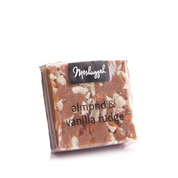 Meshuggah Fudge Square Slab Almond & Vanilla 75g