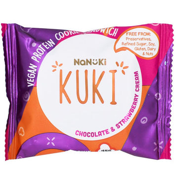 Nanuki Kuki Chocolate And Strawberry 45g