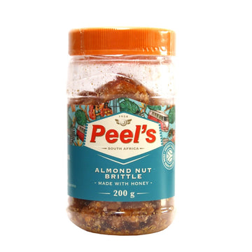 Peel's Honey Almond Nut Brittle Tub 200g