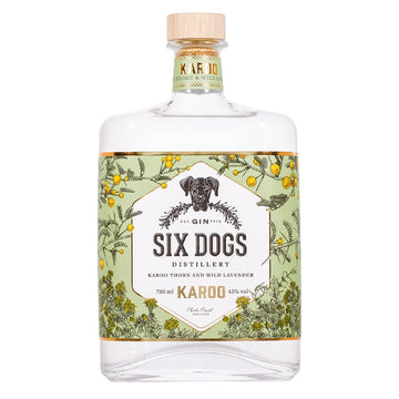 Six Dogs Karoo Gin 750ml