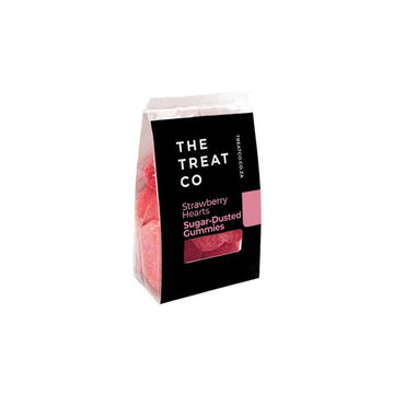 The Treat Co Strawberry Hearts Mini Bag 47g