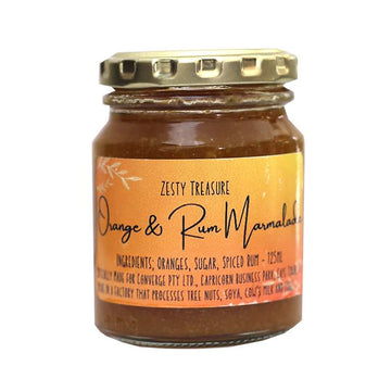 Zesty Treasure Orange & Rum Marmalade 125ml
