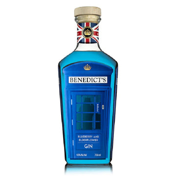 Benedicts Blueberry and Elderflower Gin 750ml - WINE-OF-THE-MONTH-CLUB