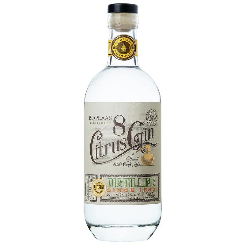 Boplaas 8 Citrus Gin 750ml - WINE-OF-THE-MONTH-CLUB
