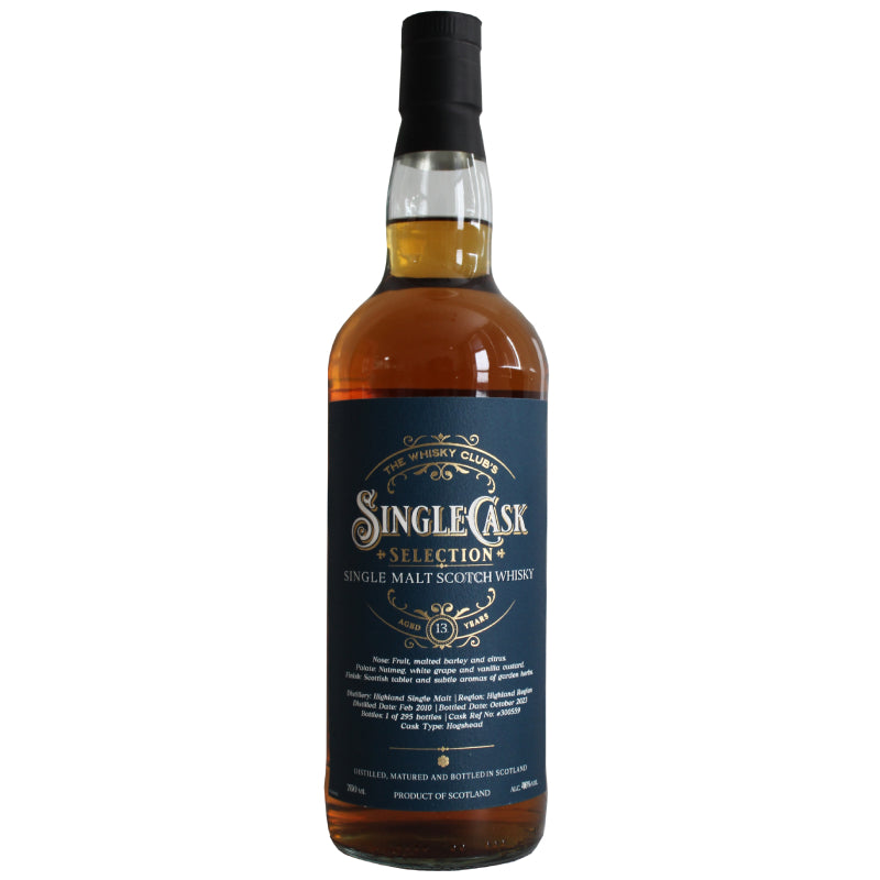 Highland 13 Year Old Single Cask (WC) (O/L) - WINE-OF-THE-MONTH-CLUB
