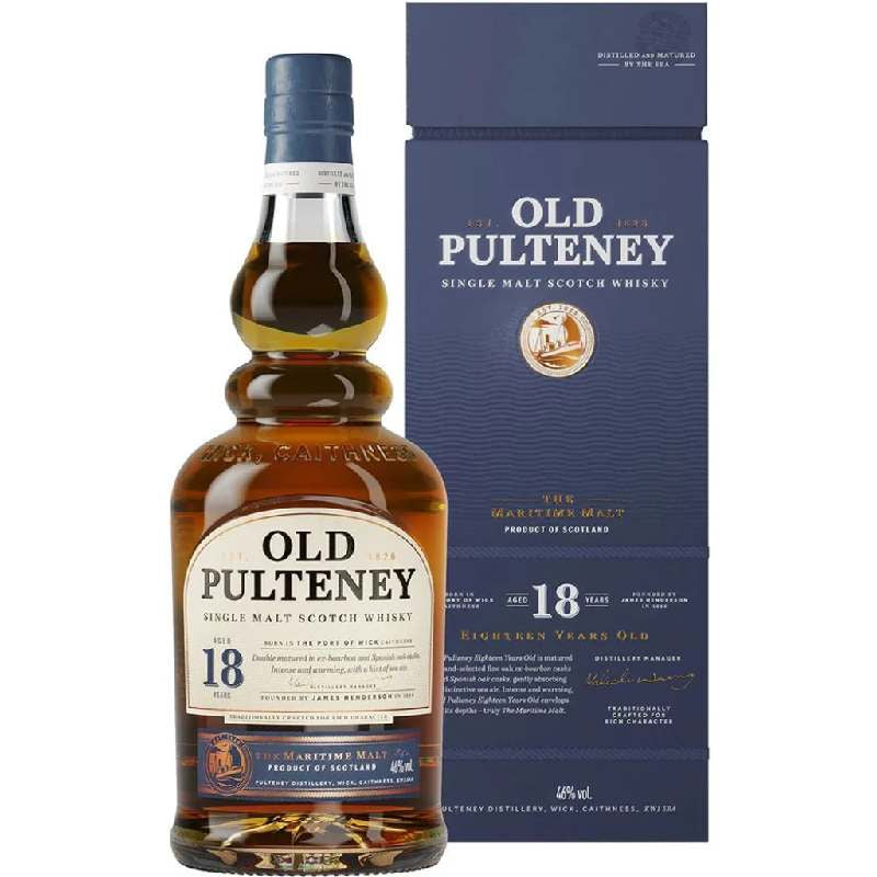 Old Pulteney 18 Year Old Single Malt Whisky - WINE-OF-THE-MONTH-CLUB