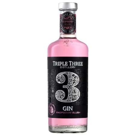 Triple 3 Raspberry Blush Gin 500ml - WINE-OF-THE-MONTH-CLUB