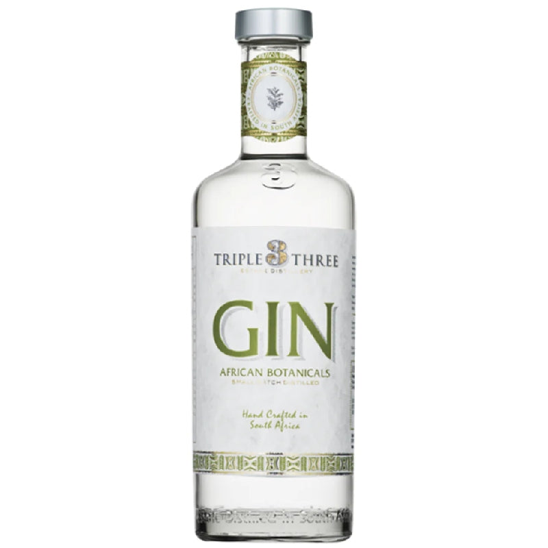 Triple Three African Botanicals Gin 500ml - WINE-OF-THE-MONTH-CLUB