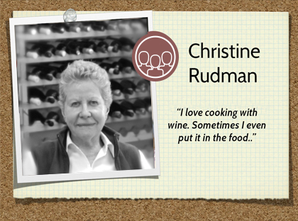 Christine Rudman Wine of the Month Club wine judge
